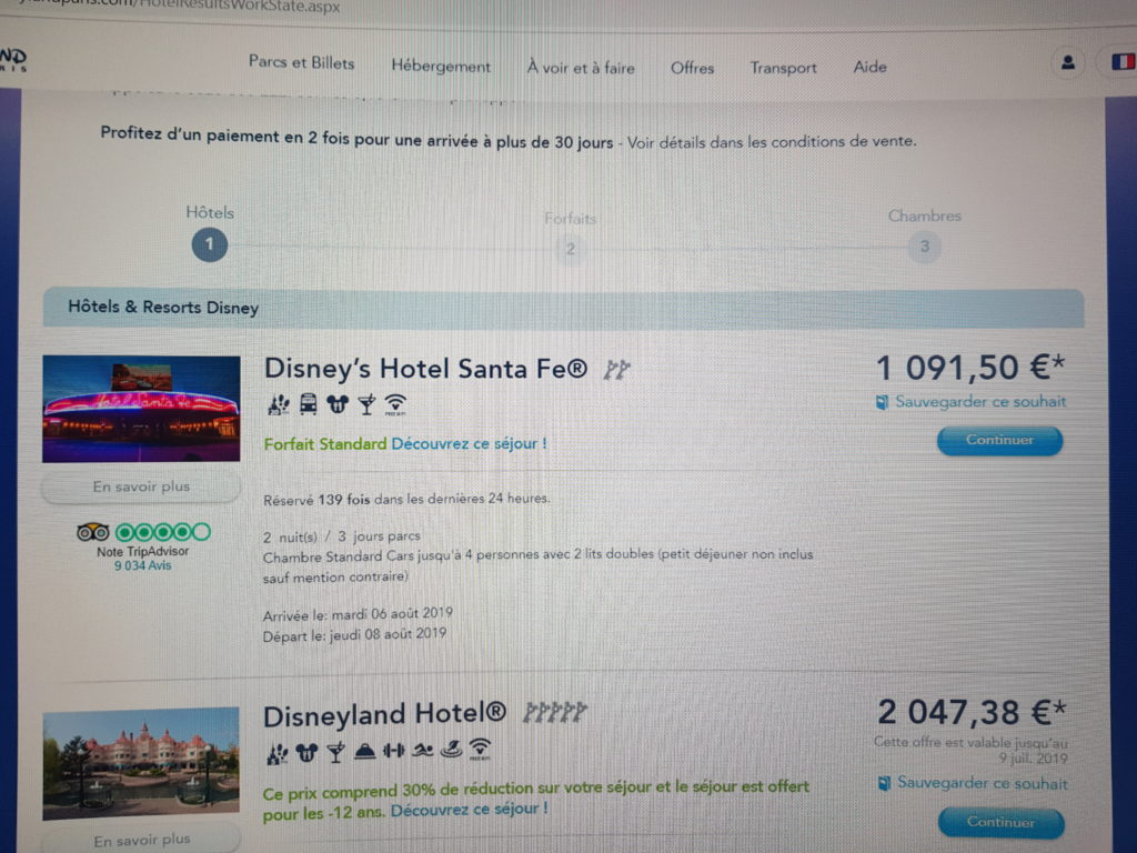 Risparmiare Prenotando l'Hotel a Disneyland Paris 6 hotel disney francia