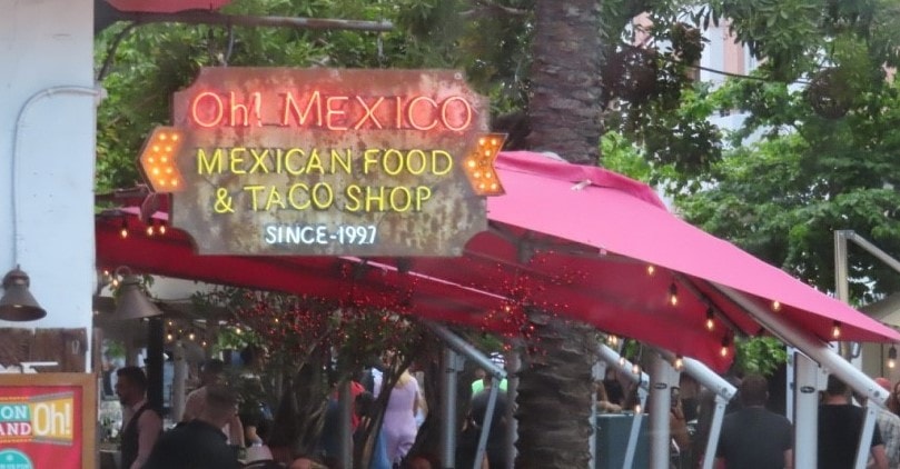 Cosa vedere a Miami Beach: Espanola Way 9 Cosa fare a Miami Espanola Way ristorante messicano