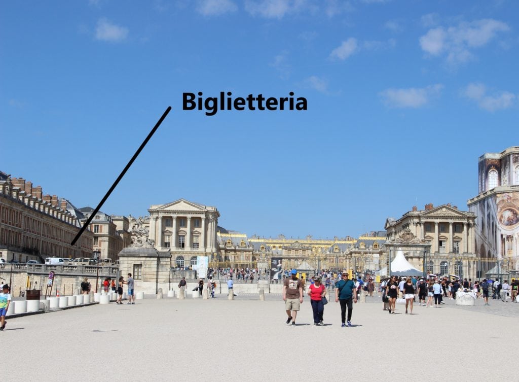 Saltare la coda per entrare a Versailles 2 Saltare la coda per entrare a Versailles Biglietteria1