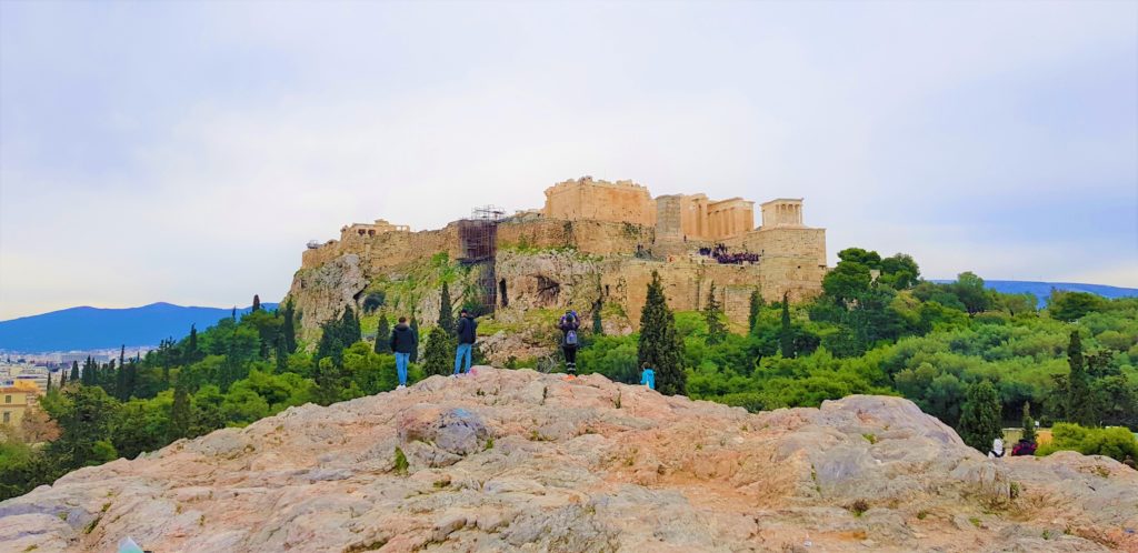 Areopago Atene: splendida vista, storia e cristianesimo 2 aeropago atene roccia e vista acropoli di atene
