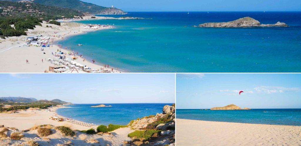 TOP Spiagge Sardegna Nord Sud Ovest Est: le spiagge più belle della Sardegna 25 Spiagge Sardegna Sud Spiaggia di Chia Su Giudeu