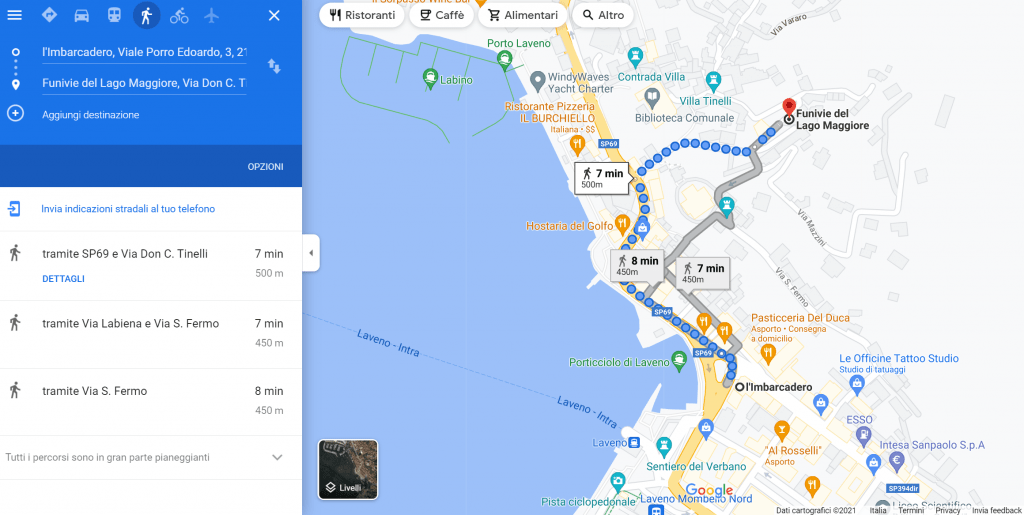 dallimbarcadero di laveno alla bidonvia del sasso del ferro