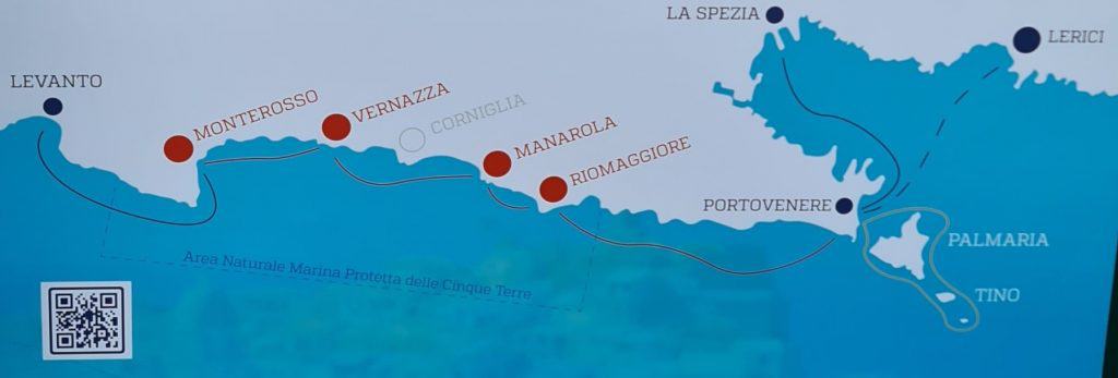Paesi e Spiagge 5 Terre cosa vedere? 2 mappa 5 terre paesi