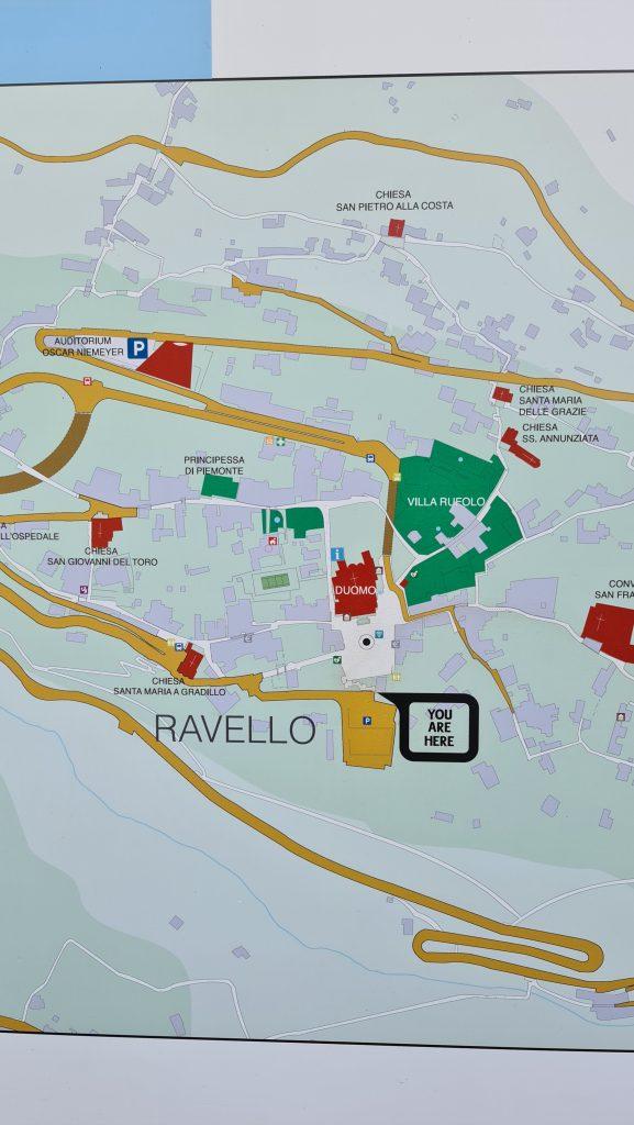 TOP 3 Costiera Amalfitana Ravello cosa vedere? 2 Mappa Cartina Ravello Costiera Amalfitana Tripilare 2