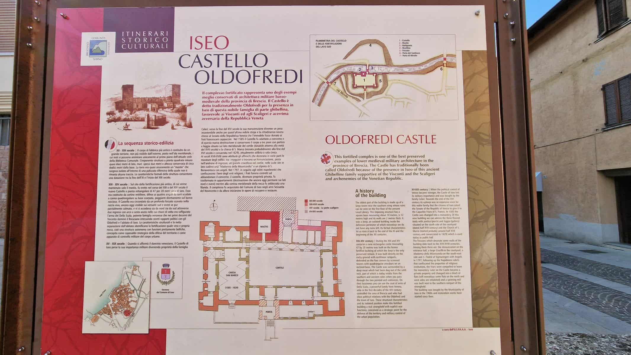 Top 10 Cosa Vedere a Iseo: Lungolago Iseo, centro... 16 Cosa Vedere a Iseo Castello Oldofredi storia history castle iseo lake tripilare 53