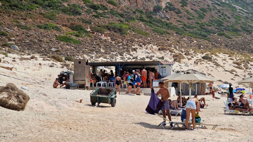 Spiaggia e Laguna di Balos a Creta: importanti cose da sapere prima di andare 3 spiaggia laguna di Balos ci sono bar