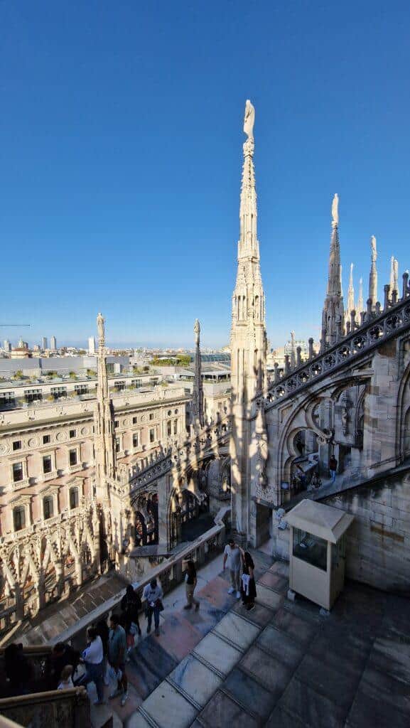Top 10 Cosa vedere a Milano 81 Cosa vedere a Milano Terrazze dalla Cattedrale 12