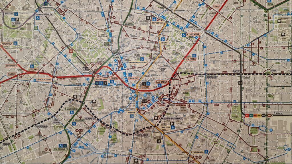 Top 10 Cosa vedere a Milano 168 Mappa Metropolitana di Milano