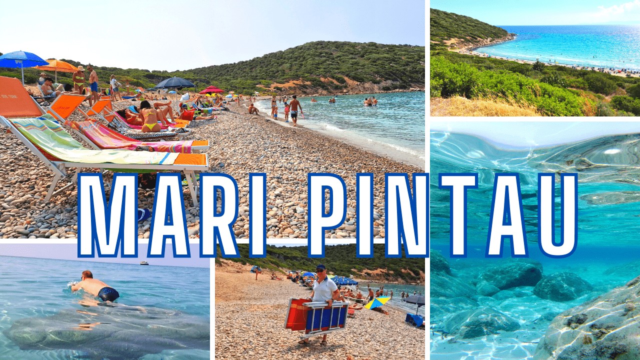 TOP Spiagge Sardegna Nord Sud Ovest Est: le spiagge più belle della Sardegna 23 Cagliari Spiaggia di Mari Pintau dove si trova lettini ombrelloni