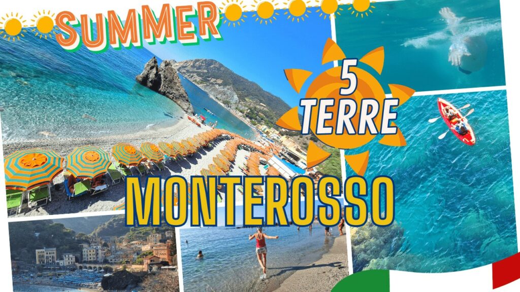 Cinque Terre ad Agosto: Vale la Pena? Guida Completa alla Spiaggia di Fegina a Monterosso 2 In spiaggia a Monterosso Cinque Terre ad agosto Sì o No